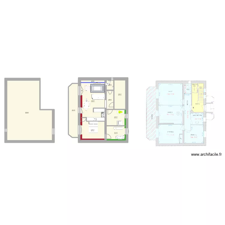 RDC_bois Joli. Plan de 10 et 161 m² RDC_bois Joli. Plan de 10 et 161 m²