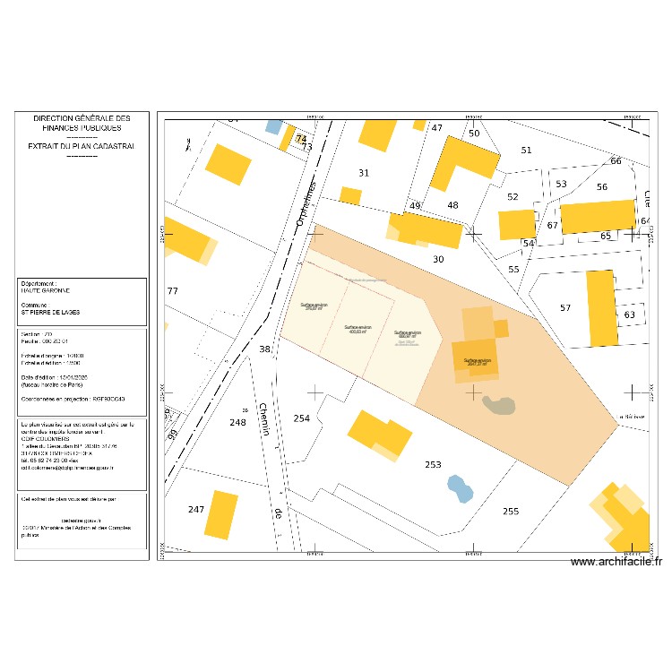 roussel. Plan de 0 pièce et 0 m2