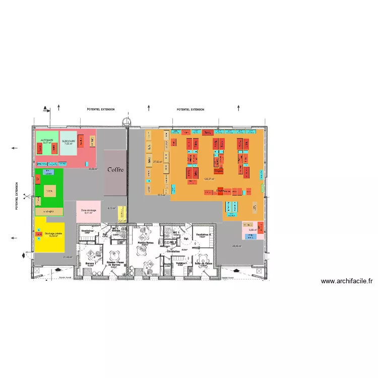 Sim 2: inversion batiment. Plan de Sim 2: inversion batiment. Plan de