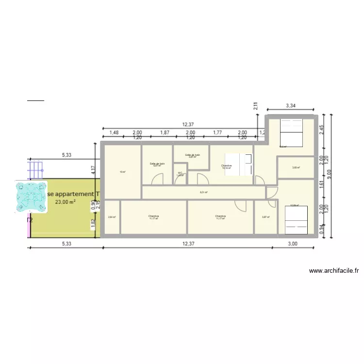 Annexe HENNEBONT. Plan de 