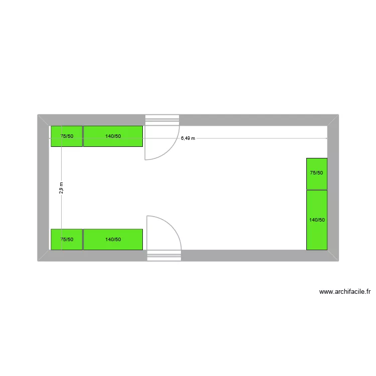 chocolat 1. Plan de 1 et 19 m² chocolat 1. Plan de 1 et 19 m²
