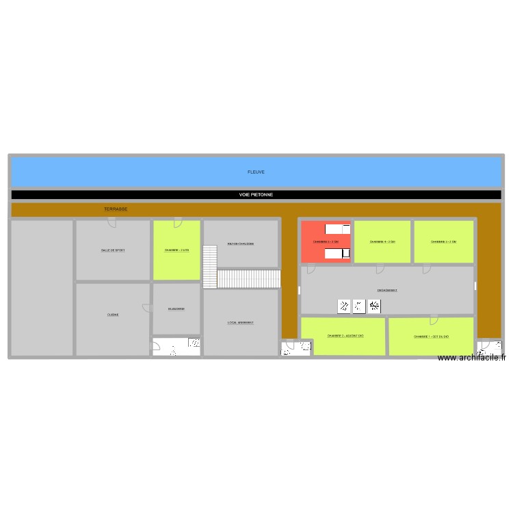 PLAN DCO. Plan de 17 pièces et 957 m2