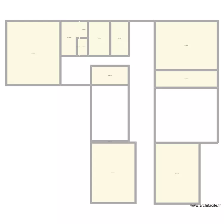 Escola Calandreta La Granhota. Plan de 13 Pièces et 387 m² Escola Calandreta La Granhota. Plan de 13 Pièces et 387 m²