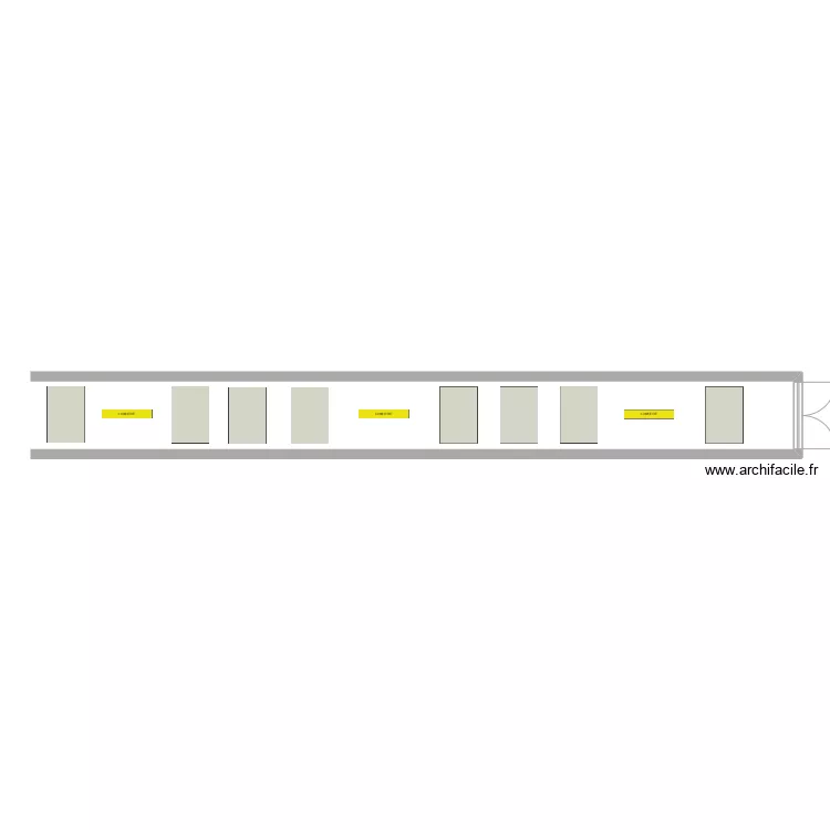 COULOIR - CLSH BAZCHES - COM COM PLAINE DU NORD LOIRET. Plan de 