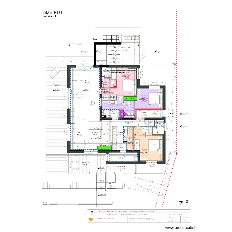 coloc 25 juillet. Plan de 