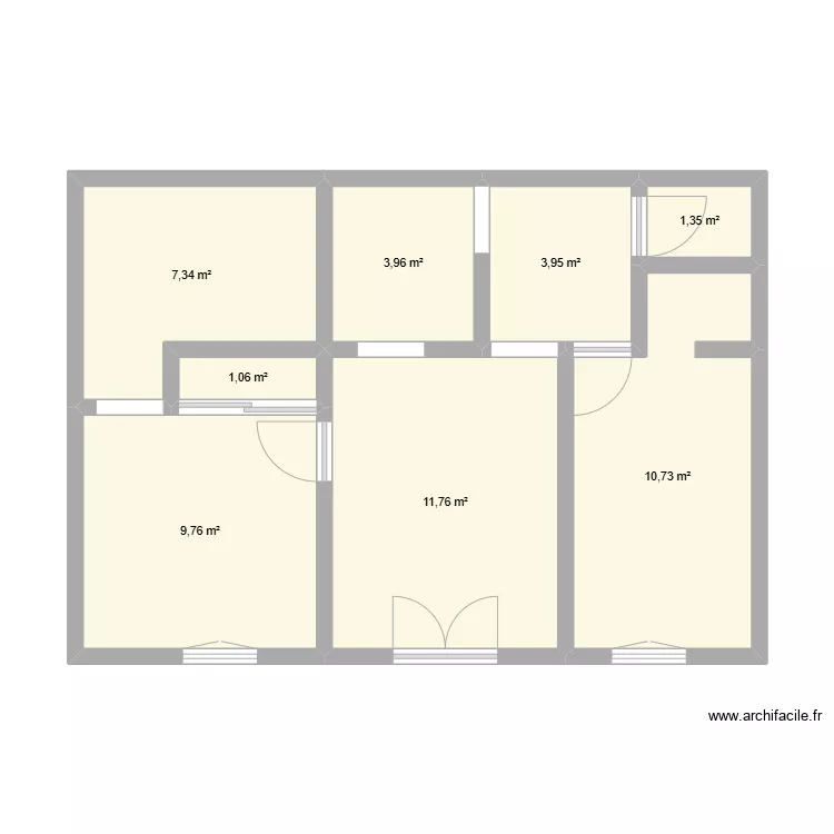 VEILLON- ROUEN. Plan de 