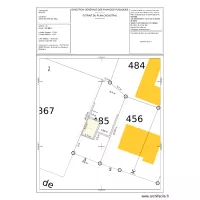 Plan cadastre - 3 impasse de l'H&eacute;rault