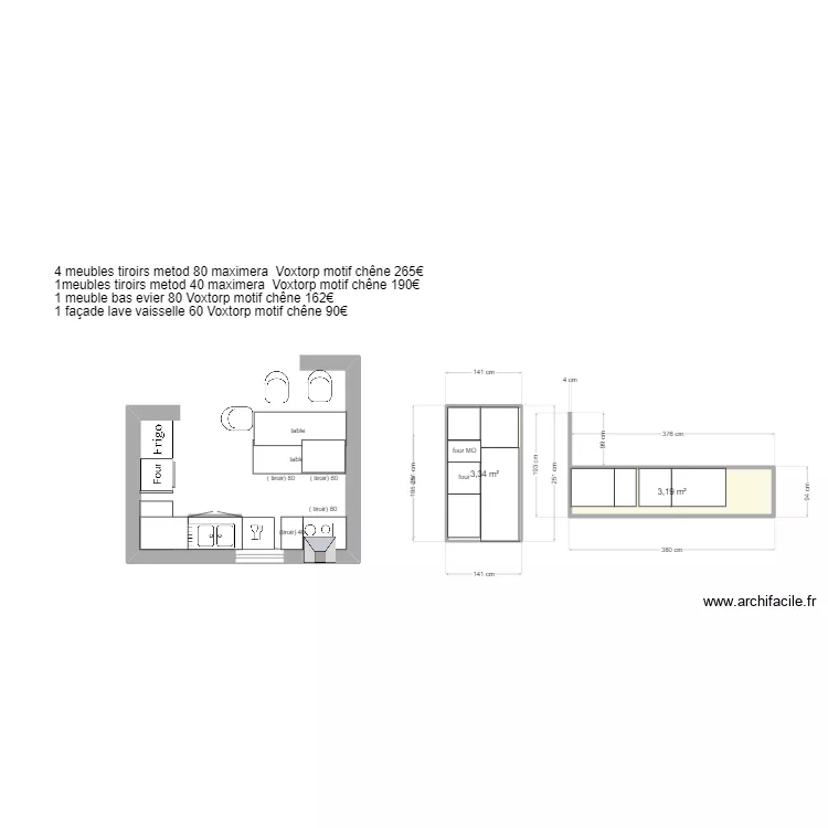 cuisine  09-02. Plan de 