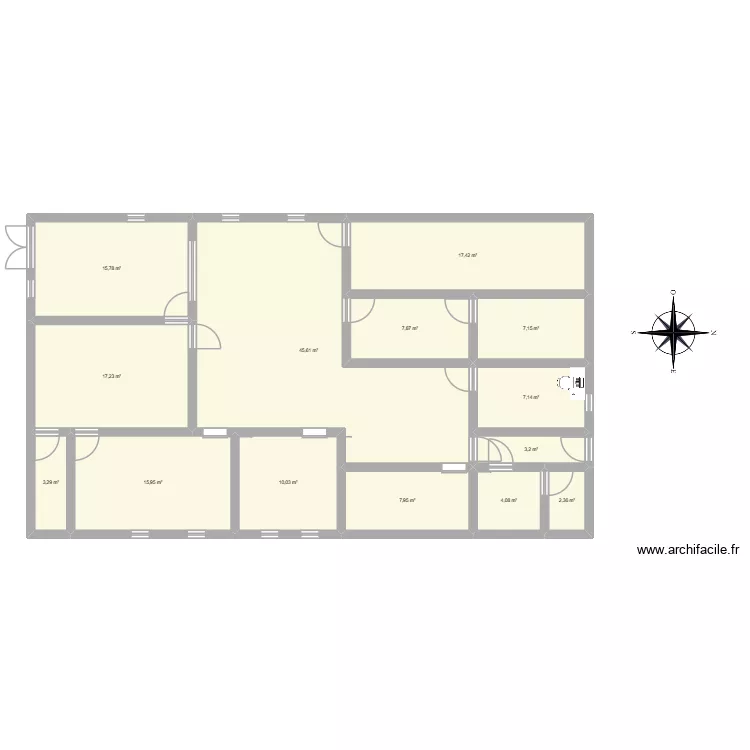 Plan de fromagerie 22/01/2026. Plan de 14  et 165 m²