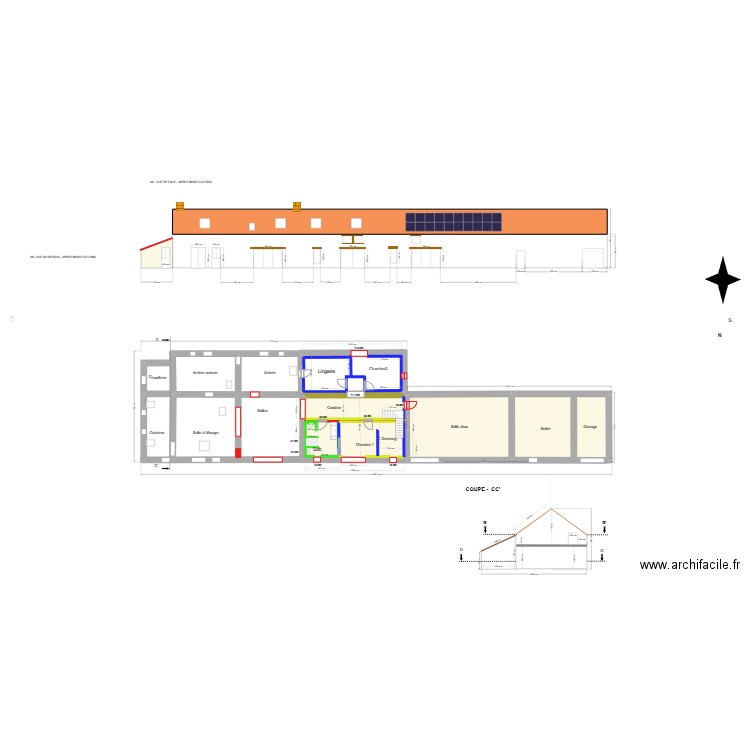 Plan RDC. Plan de 0 pièce et 0 m2