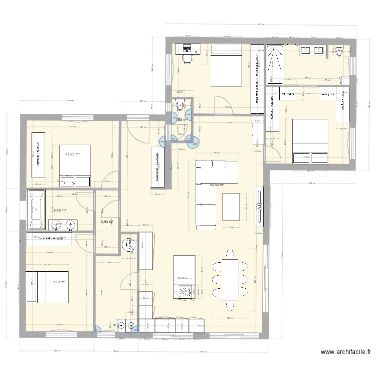 GUYNEMER. JULIE ET THOMAS . Plan de 0 pièce et 0 m2