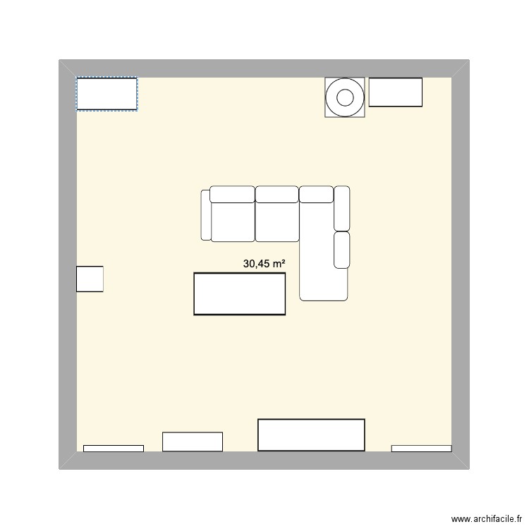 coin couture salon. Plan de 0 pièce et 0 m2
