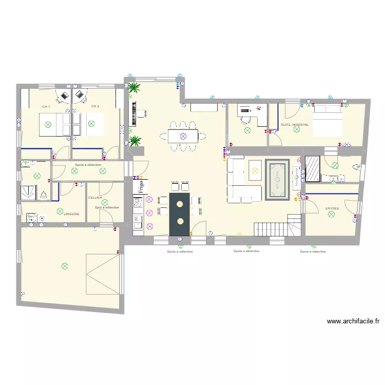BILLIOUT BASTIEN ET MARIE &eacute;lectricit&eacute;. Plan de 