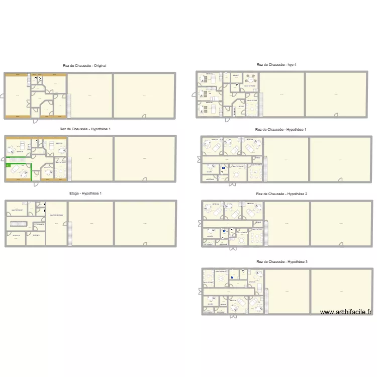 Centre de santé Bopro 2. Plan de 84 et 2510 m² Centre de santé Bopro 2. Plan de 84 et 2510 m²