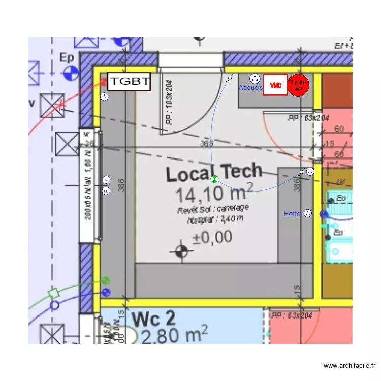 Hubert Patrick Local Technique. Plan de Hubert Patrick Local Technique. Plan de