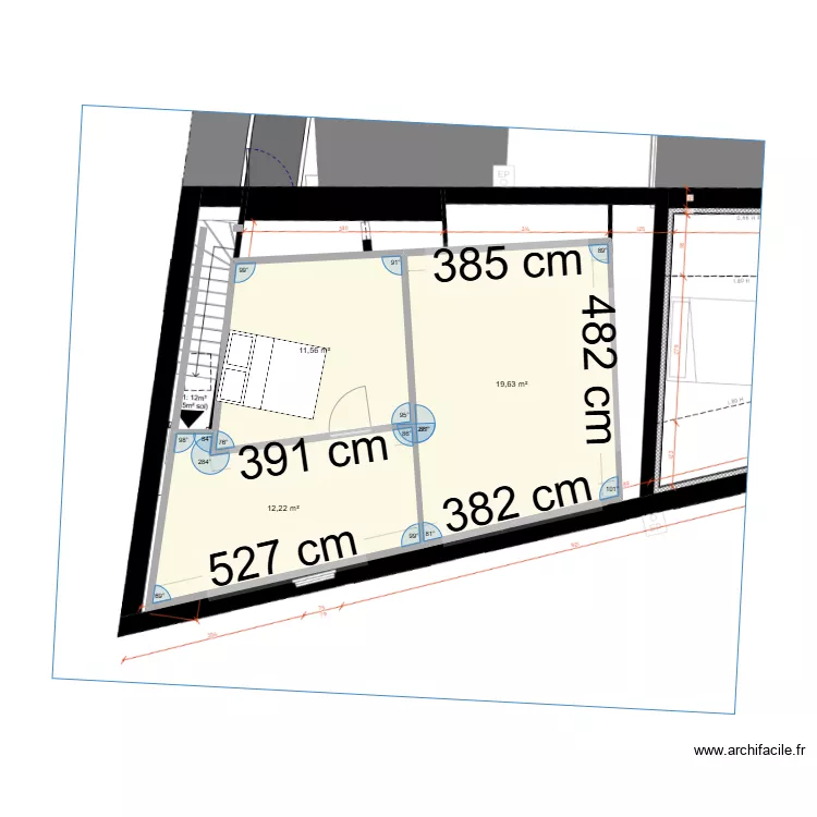 etage 2. Plan de 