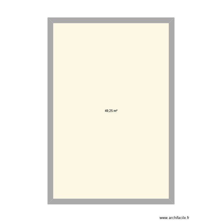 NEW escapade. Plan de 1 pièce et 49 m2