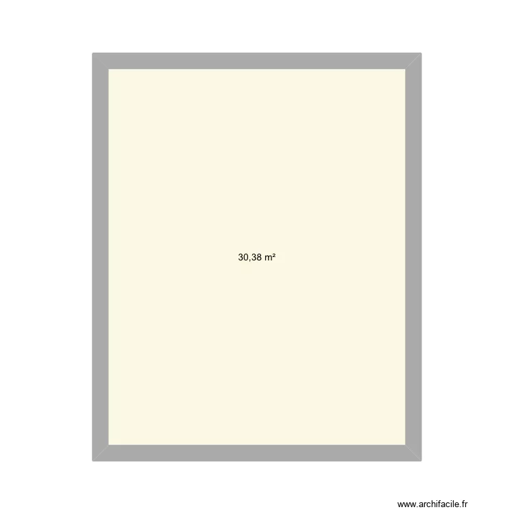 Forge. Plan de 1  et 30 m²