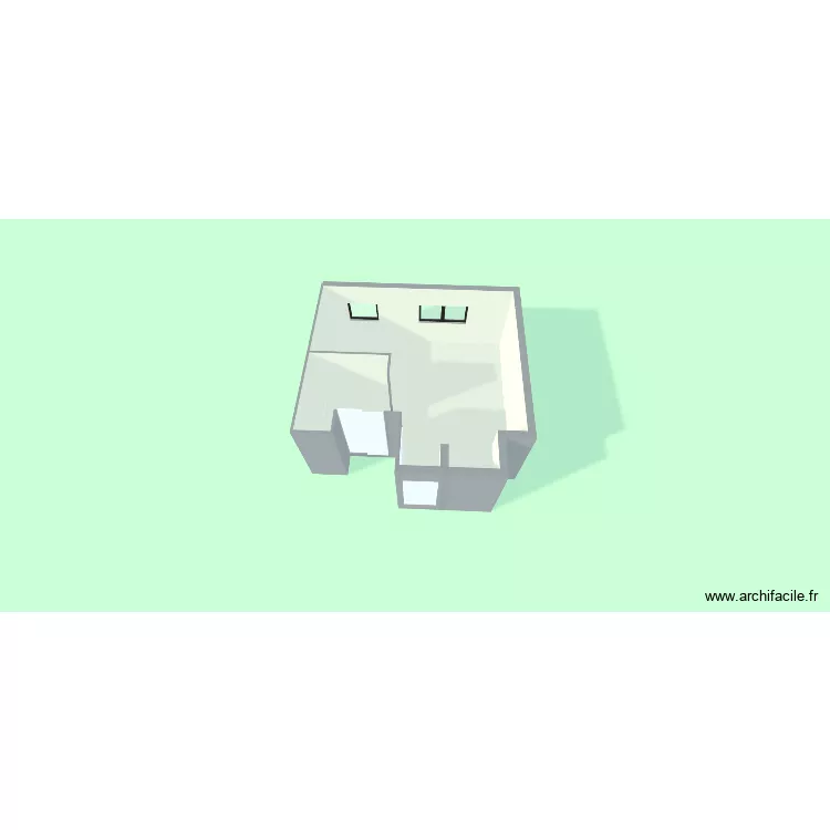 appart jean jaures. Plan de 1  et 29 m²