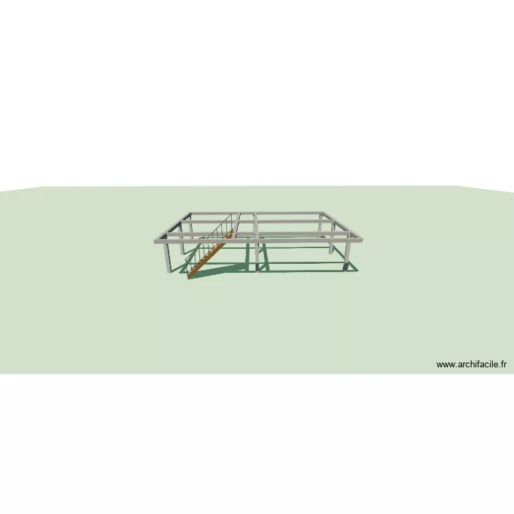 poteau. Plan de poteau. Plan de