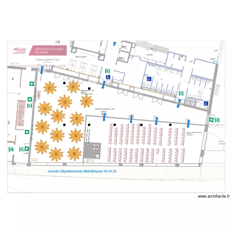 GRANDS LACS Journ&eacute;e D&eacute;partementale Biblioth&egrave;ques 30.04.26. Plan de 