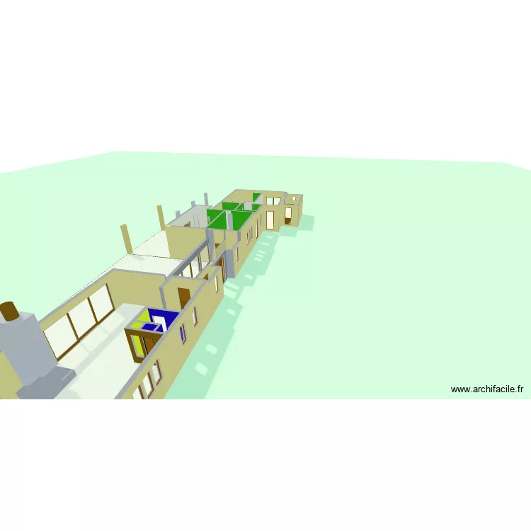 italie essai MC sesto. Plan de 26  et 763 m²