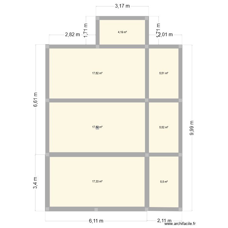fondation extention. Plan de 0 pièce et 0 m2 fondation extention. Plan de 0 pièce et 0 m2