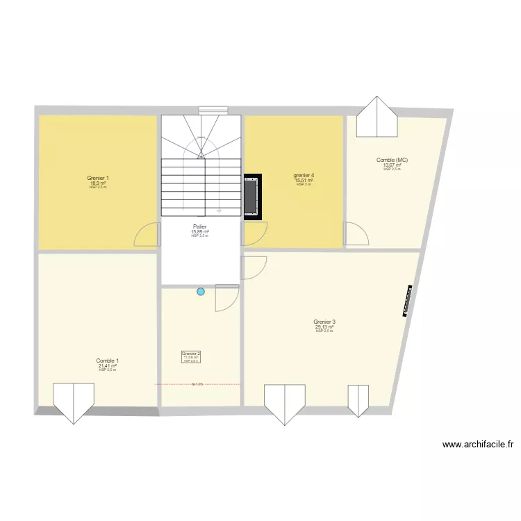 Comble Princ Full vFides. Plan de 