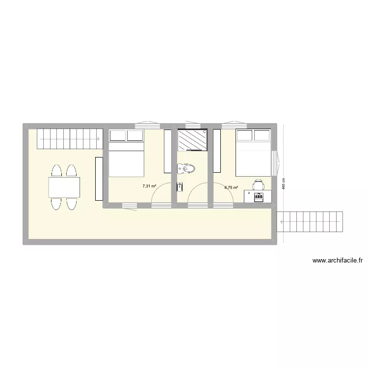Maison des Travailleurs. Plan de 