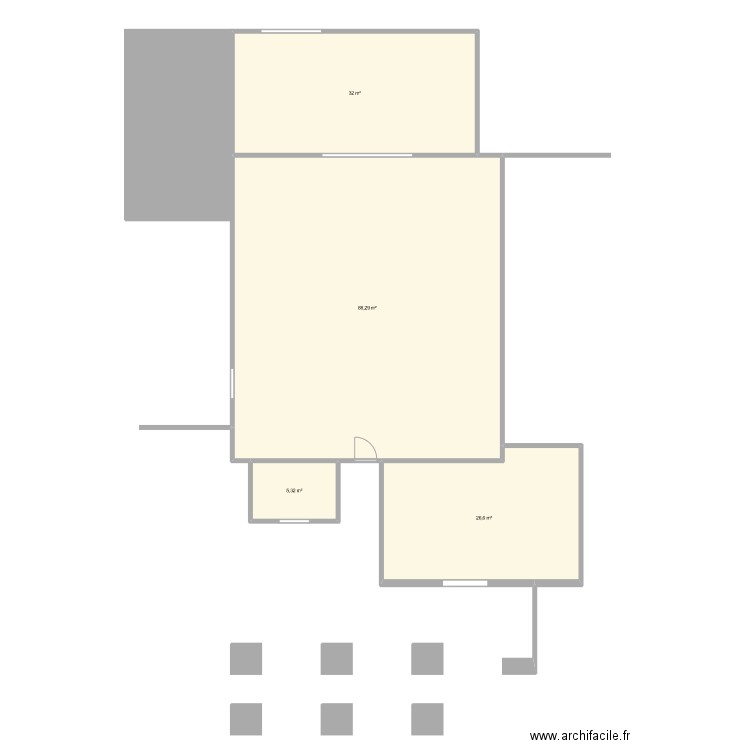 Backrooms. Plan de 0 pièce et 0 m2