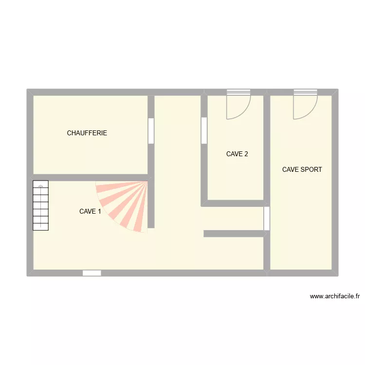 PLAN JACQUEMIN CAVE. Plan de 3 et 54 m² PLAN JACQUEMIN CAVE. Plan de 3 et 54 m²