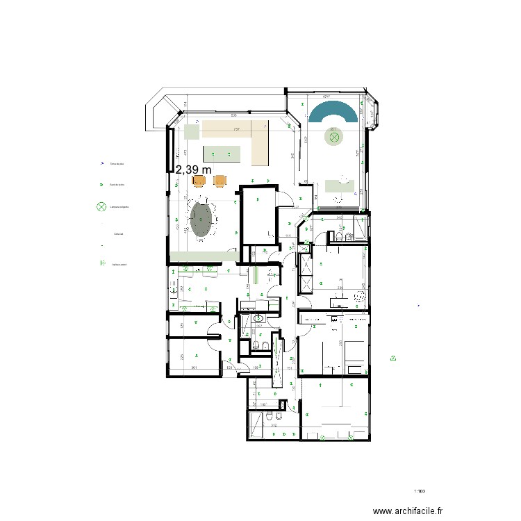 Plano  Scalabrini. Plan de 0 pièce et 0 m2
