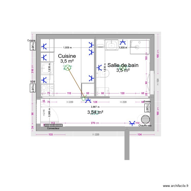 Cellude 3D. Plan de 0 pièce et 0 m2