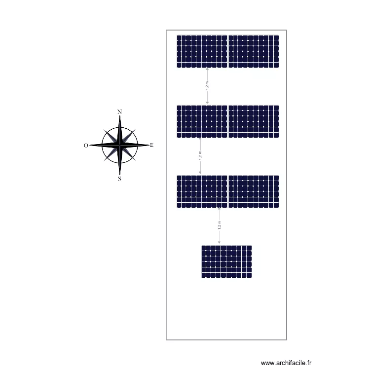 MAISON VIAL Henri. Plan de 