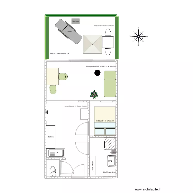 Balaruc. Plan de 3 et 32 m² Balaruc. Plan de 3 et 32 m²