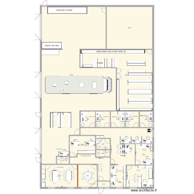 2881 du Meunier V3_plus de fermé. Plan de 38 pièces et 981 m2