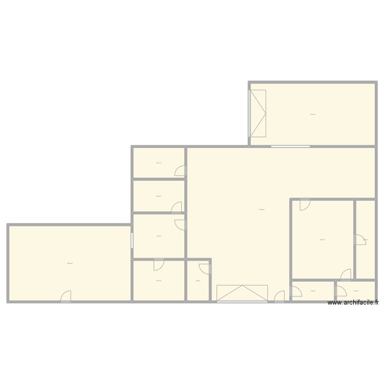 garage. Plan de 12 pièces et 862 m2