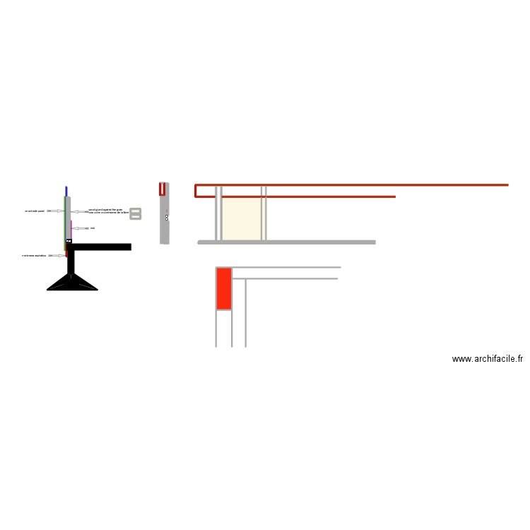 montage 12. Plan de 7 pièces et 6 m2