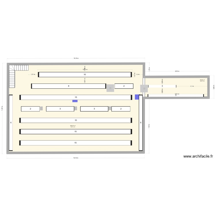 Sous sol Gu&eacute;ret 3. Plan de 0 pièce et 0 m2