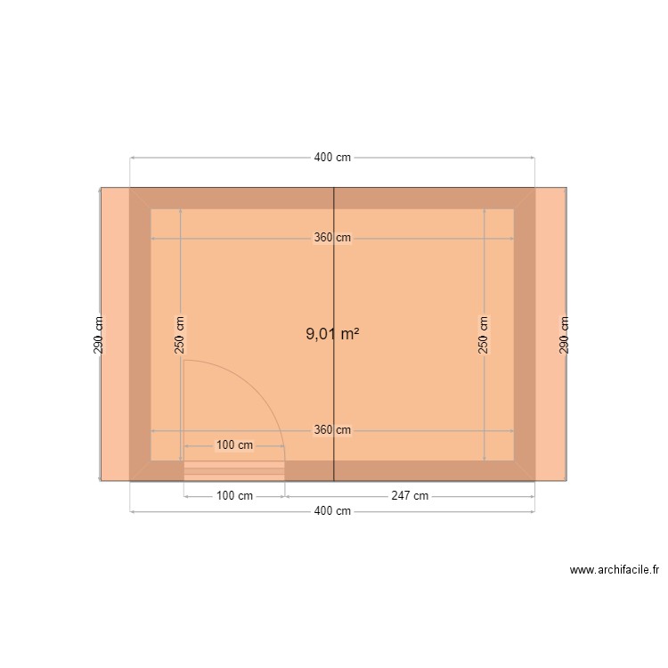 cabanon jardin. Plan de 0 pièce et 0 m2