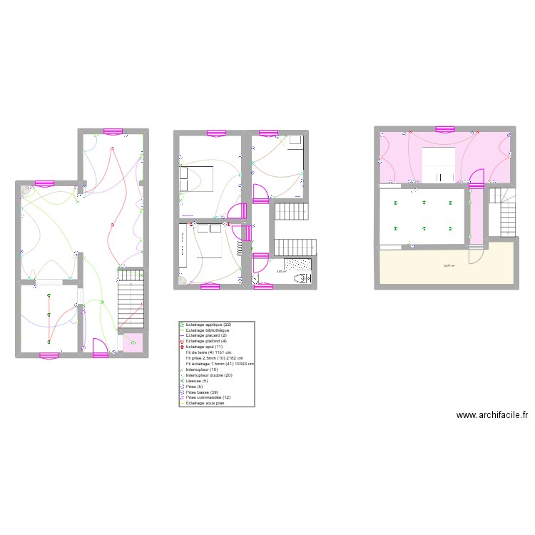 DEVAUX. Plan de 10 pièces et 95 m2
