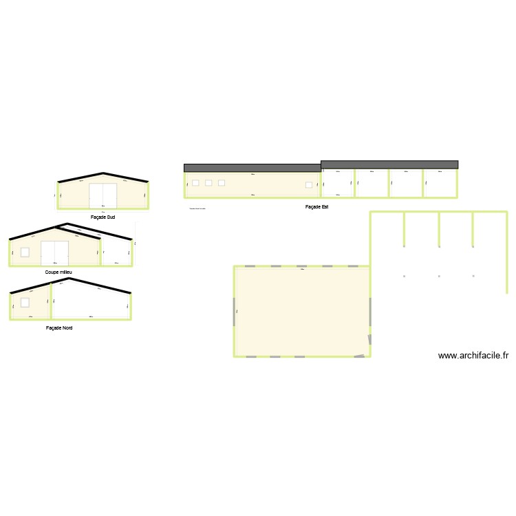 stable. Plan de 0 pièce et 0 m2