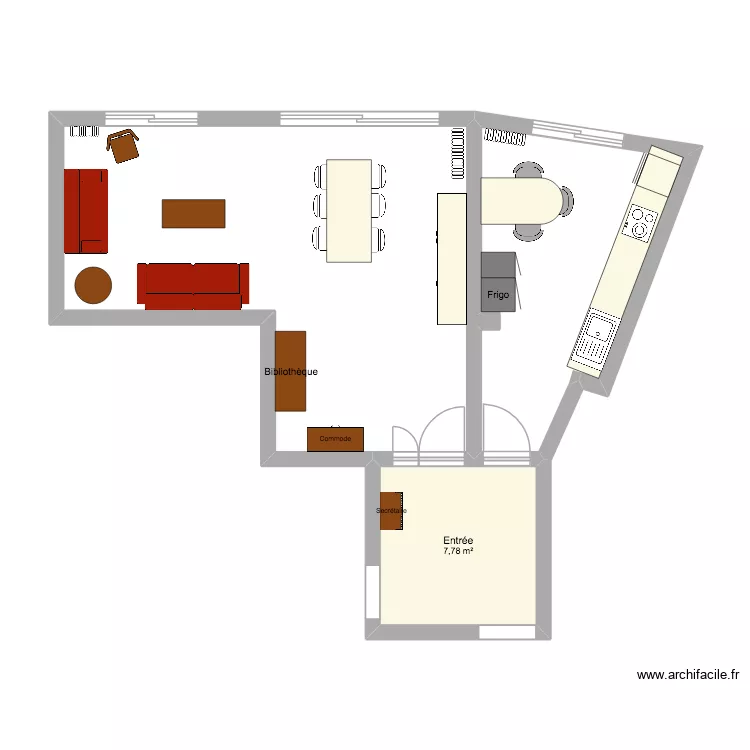 Cuisine Concorde Mam. Plan de 1 et 8 m² Cuisine Concorde Mam. Plan de 1 et 8 m²