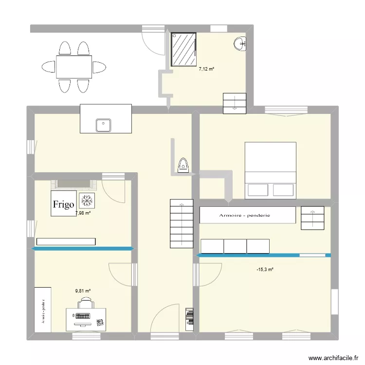 rez frez. Plan de 