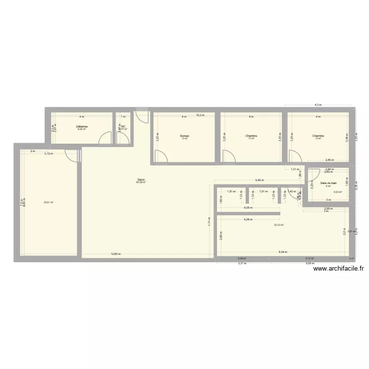 Maison. Plan de 14 et 253 m² Maison. Plan de 14 et 253 m²