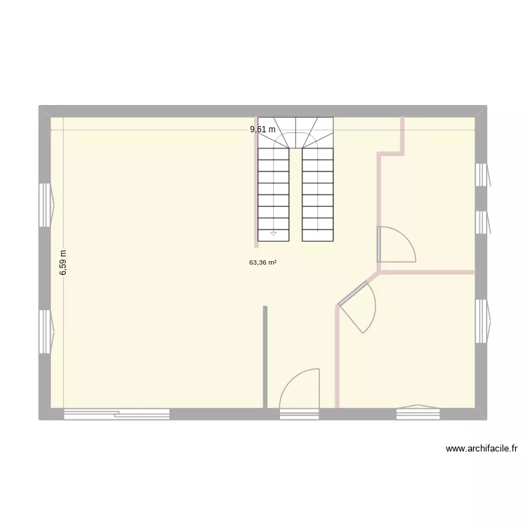 pouey2. Plan de 1 et 63 m² pouey2. Plan de 1 et 63 m²