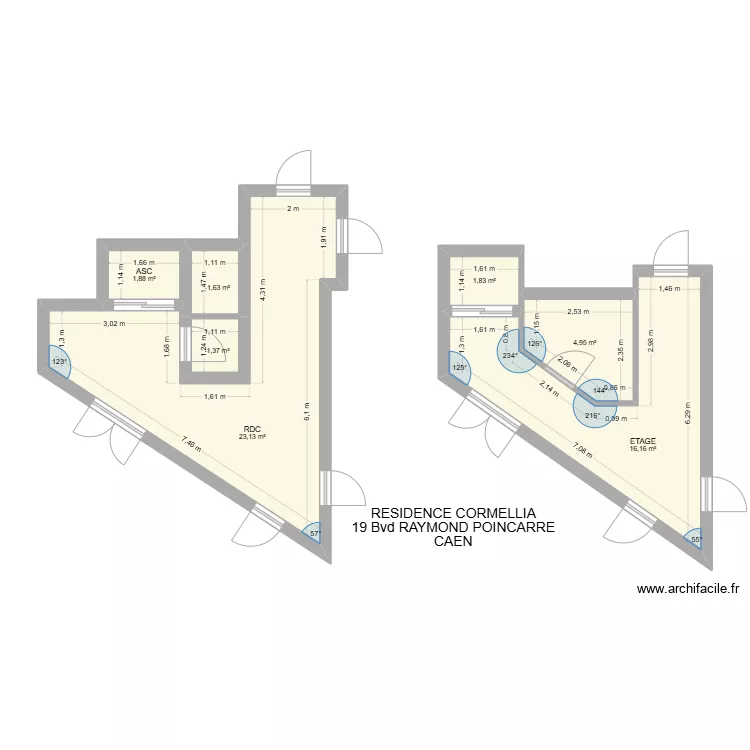 RESIDENCE CORMELLIA. Plan de 