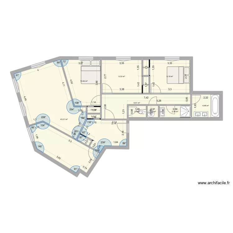 MEKAYA. Plan de 13 Pièces et 93 m² MEKAYA. Plan de 13 Pièces et 93 m²