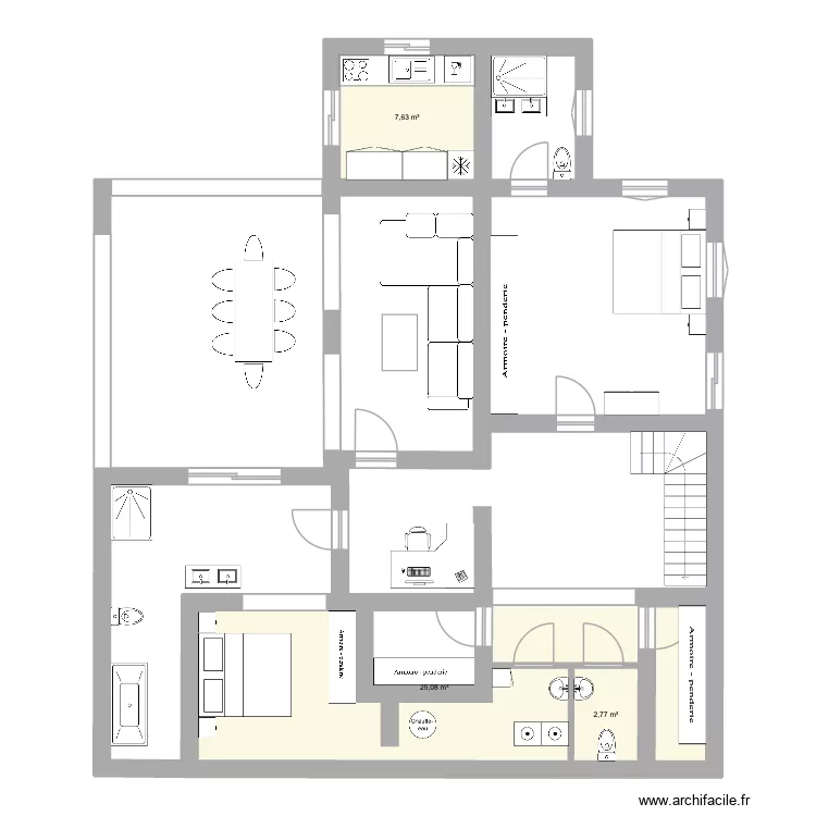 Ambolo Interm&eacute;diaire V3. Plan de 