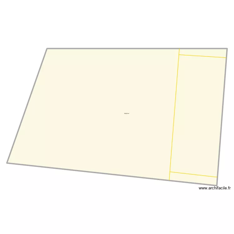 test1. Plan de 1  et 522 m²